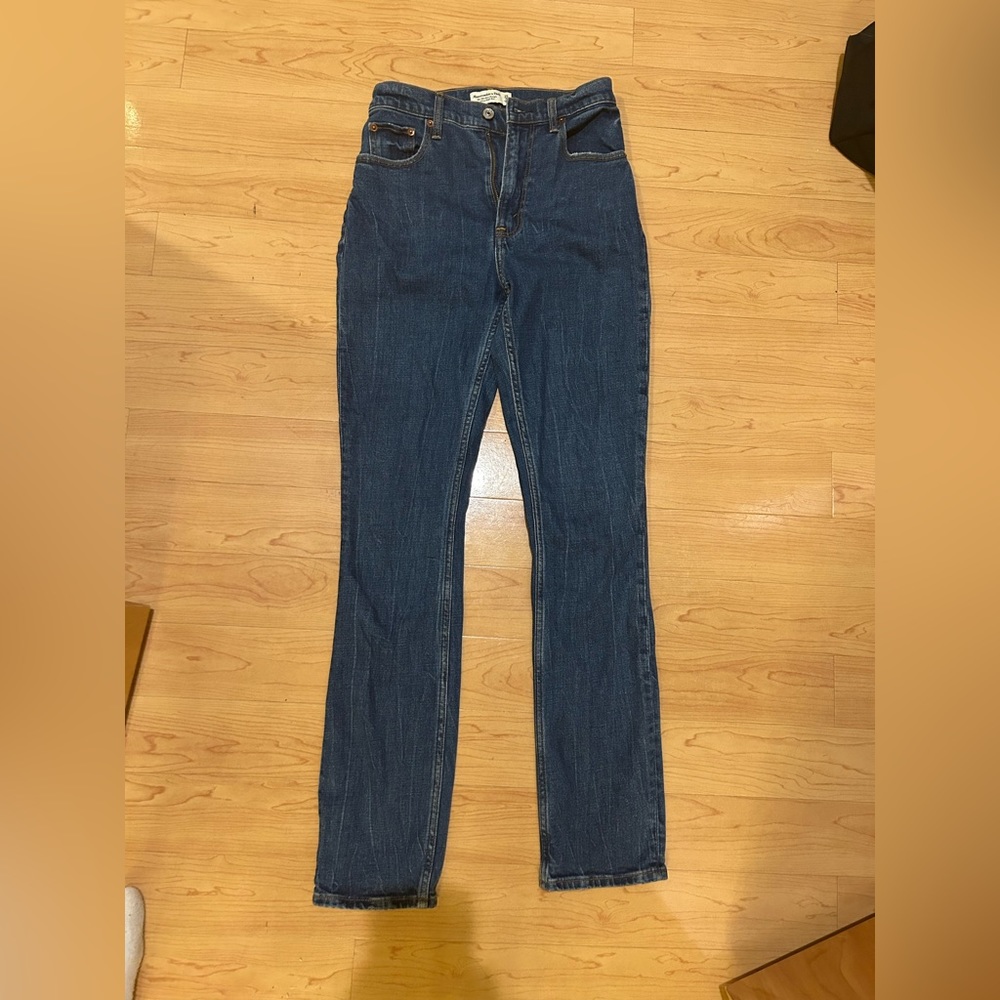 Abercrombie 90s ultra high rise slim straight Jean